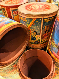 Vintage indian firework boxes