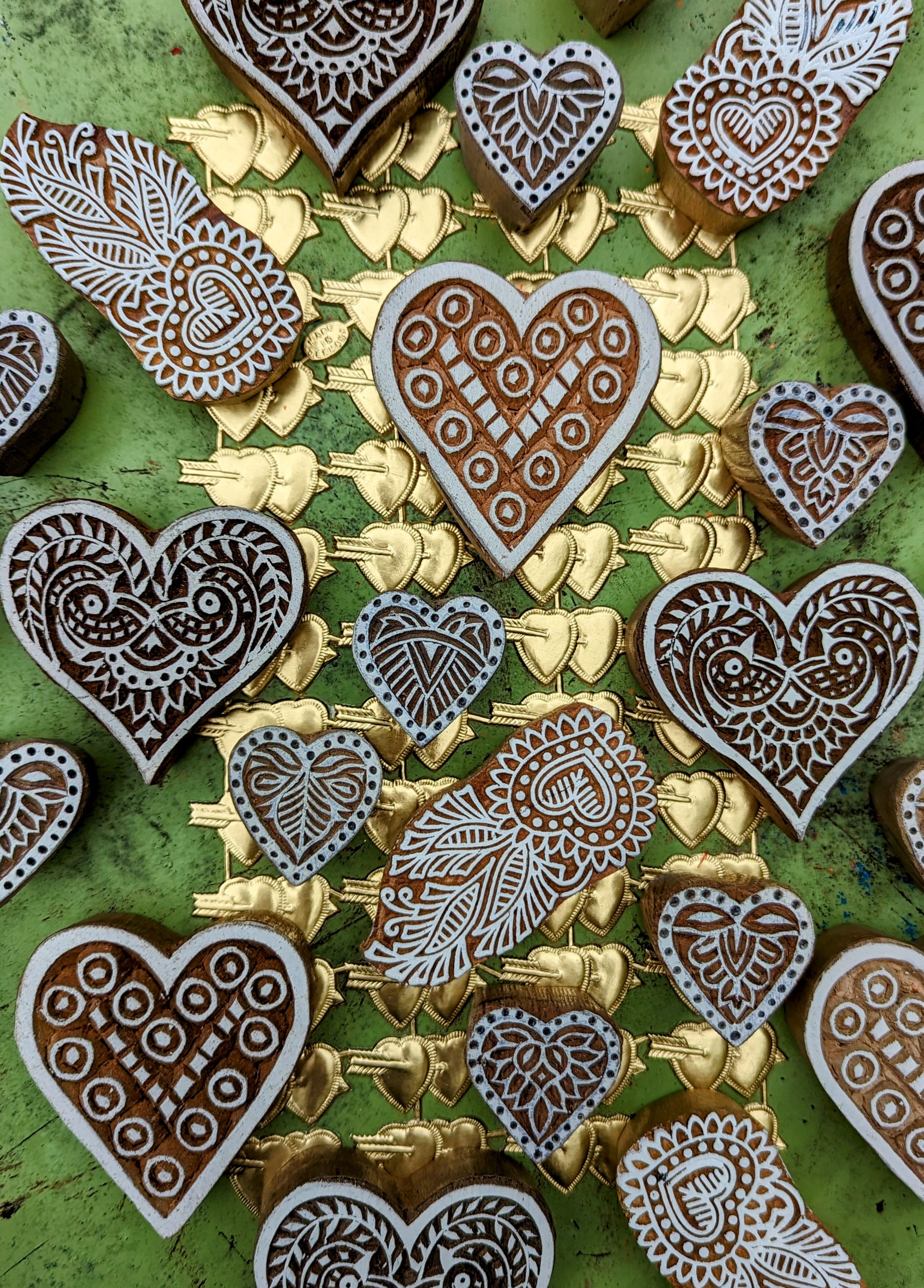 Heart wood blocks