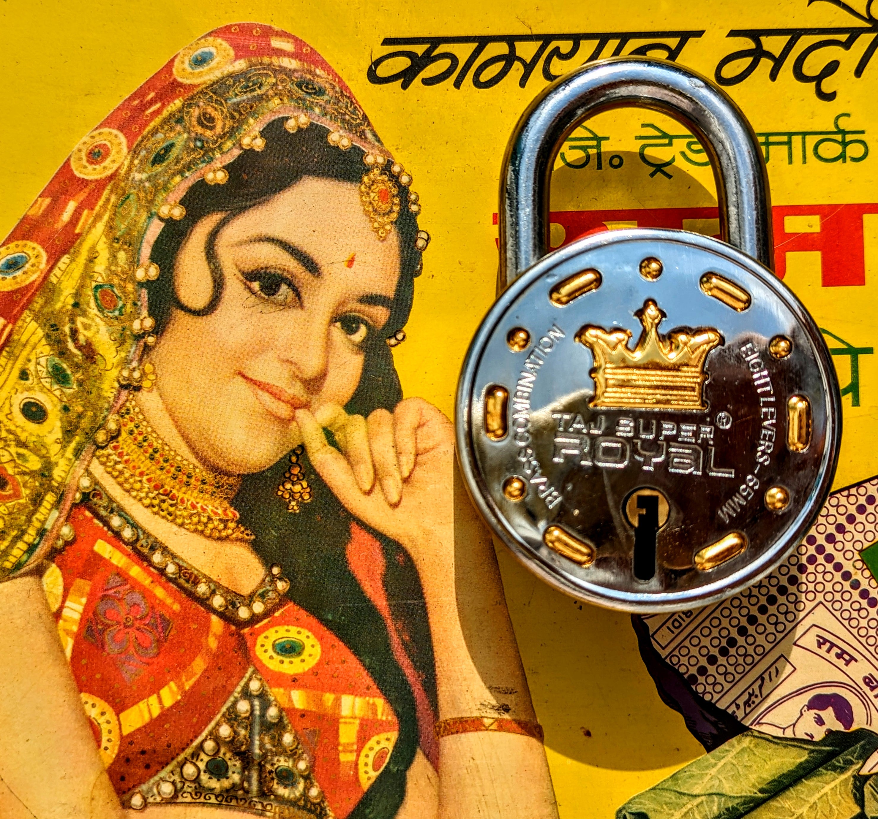 Indian fancy padlocks