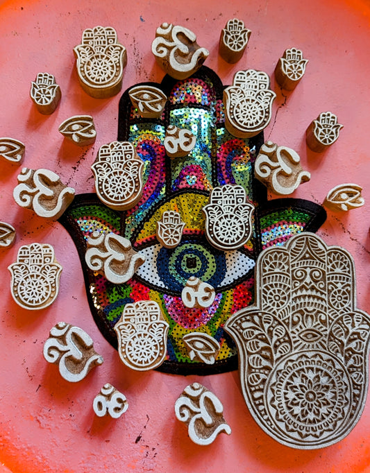 Spiritual wood blocks