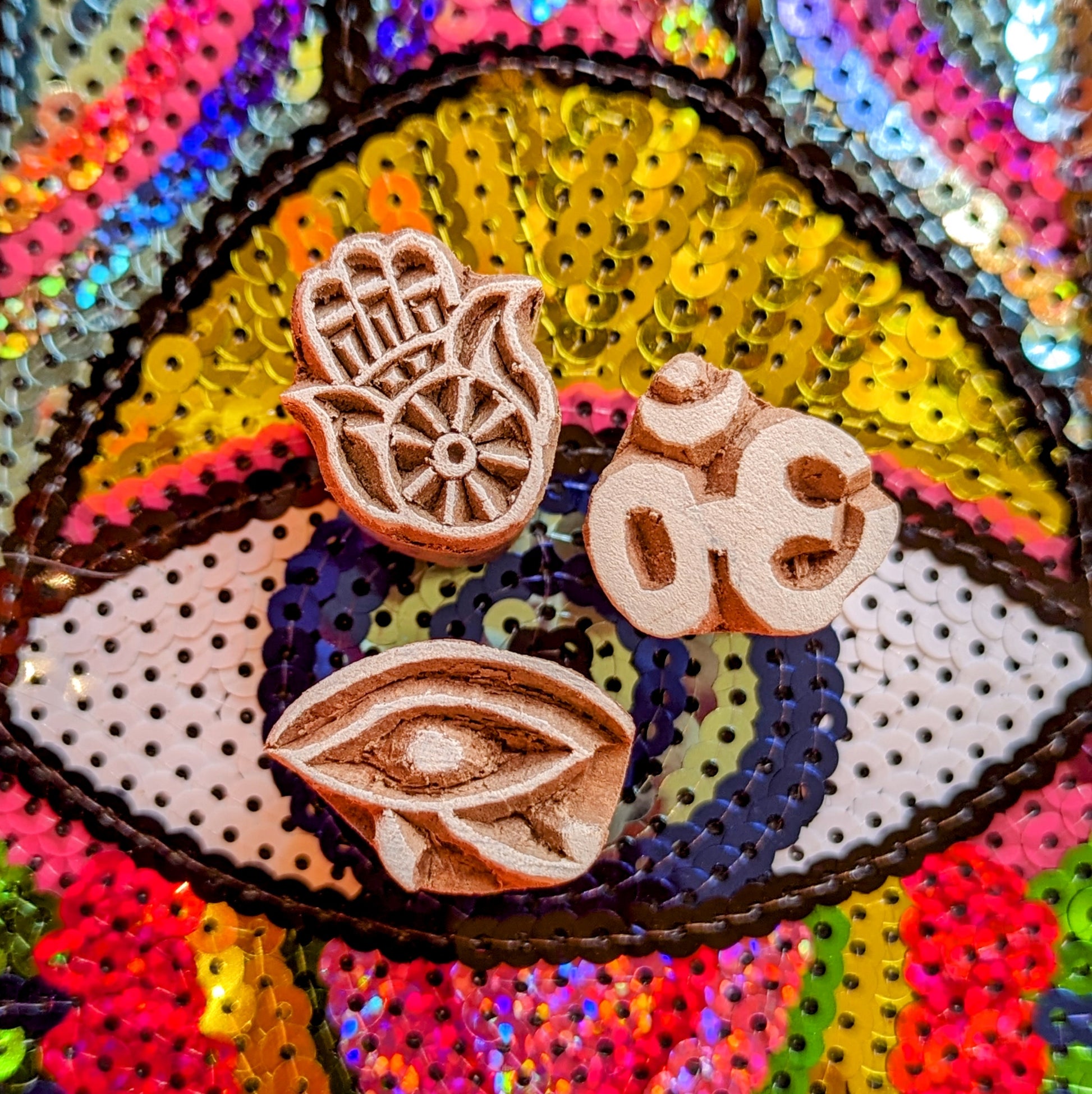 Spiritual wood blocks