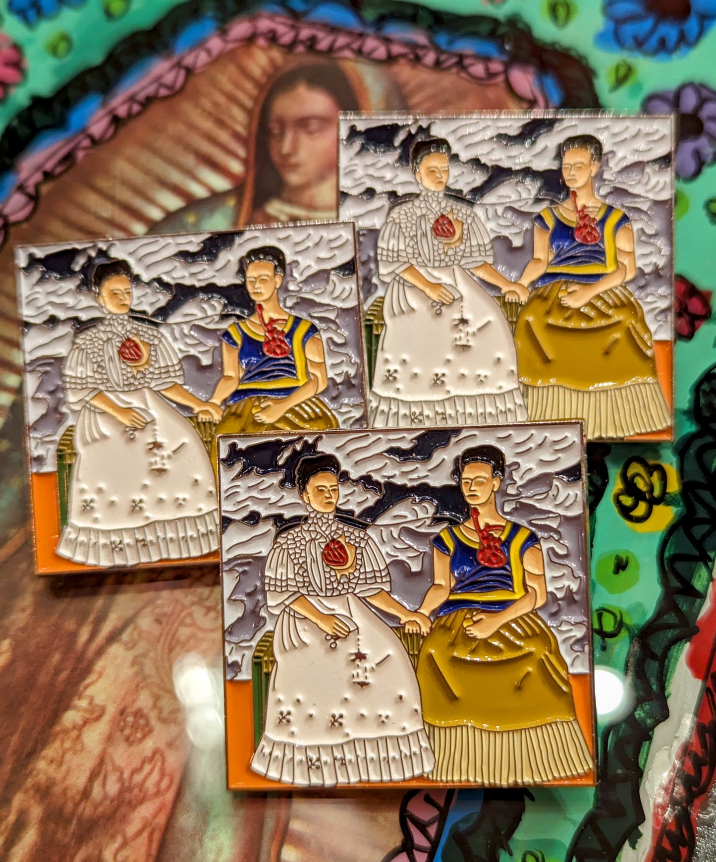 Two Fridas pin