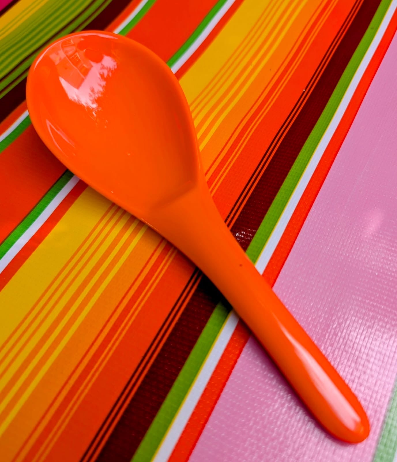 Bright melamine rice serving spoon