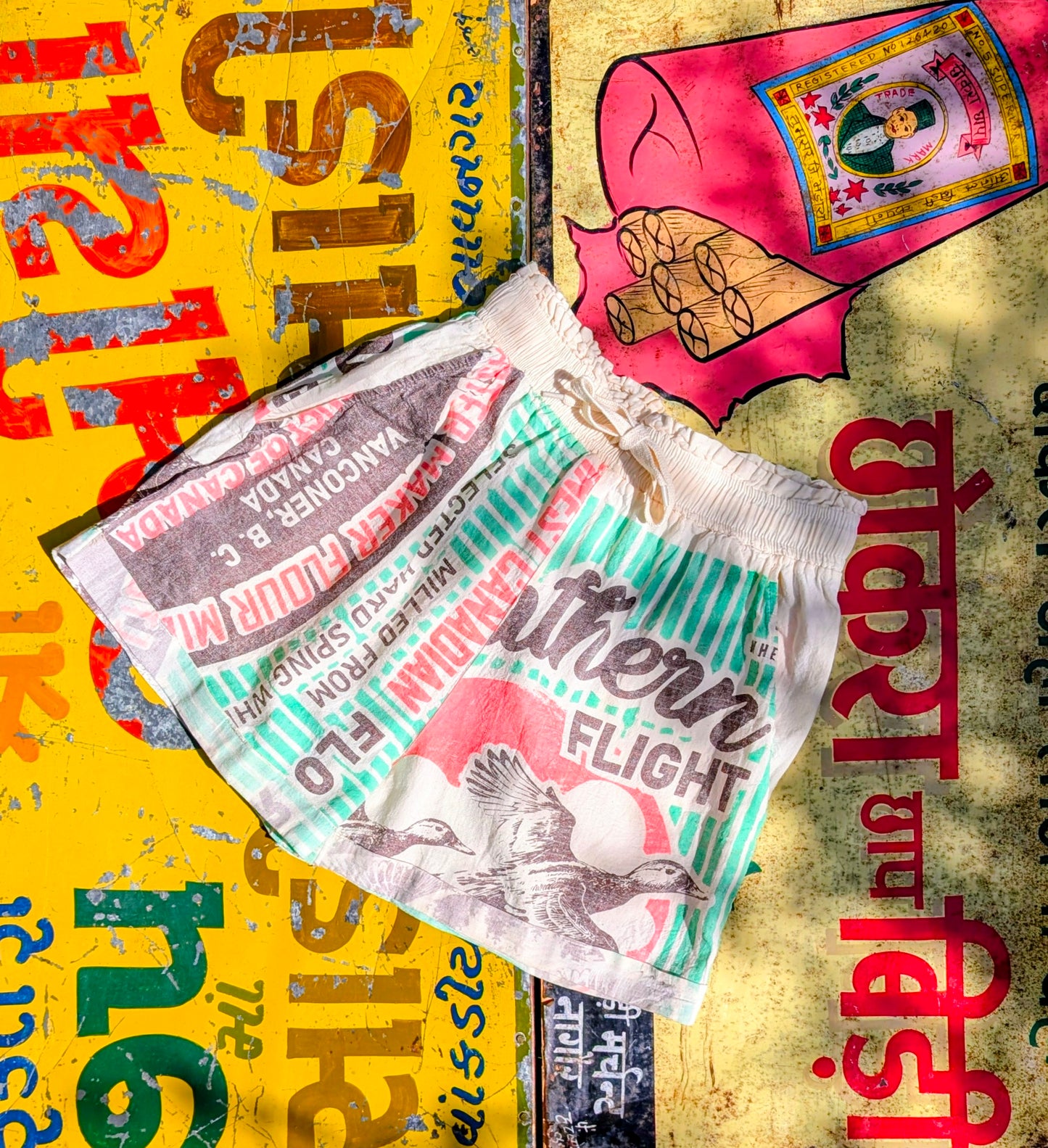 Punchy packaging shorts