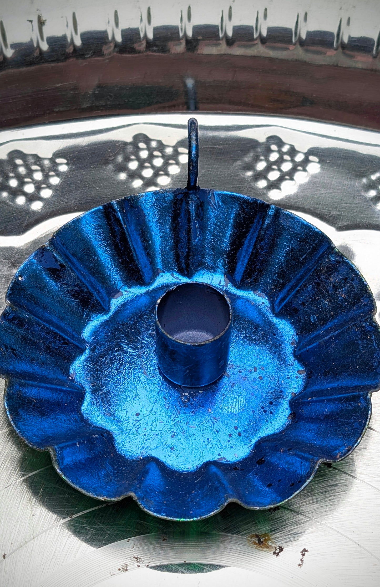 Foiled and fancy candle holders