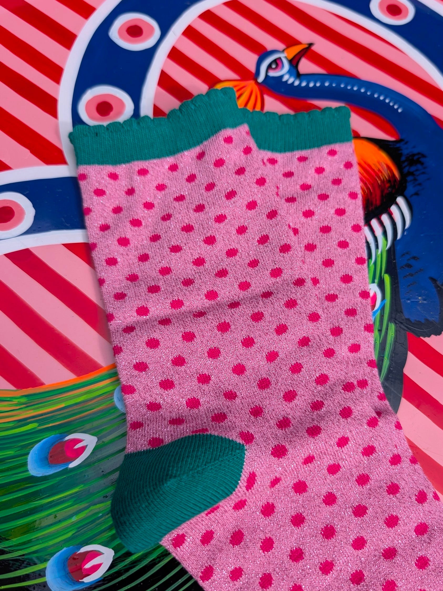 Patterntastic Glitter Socks