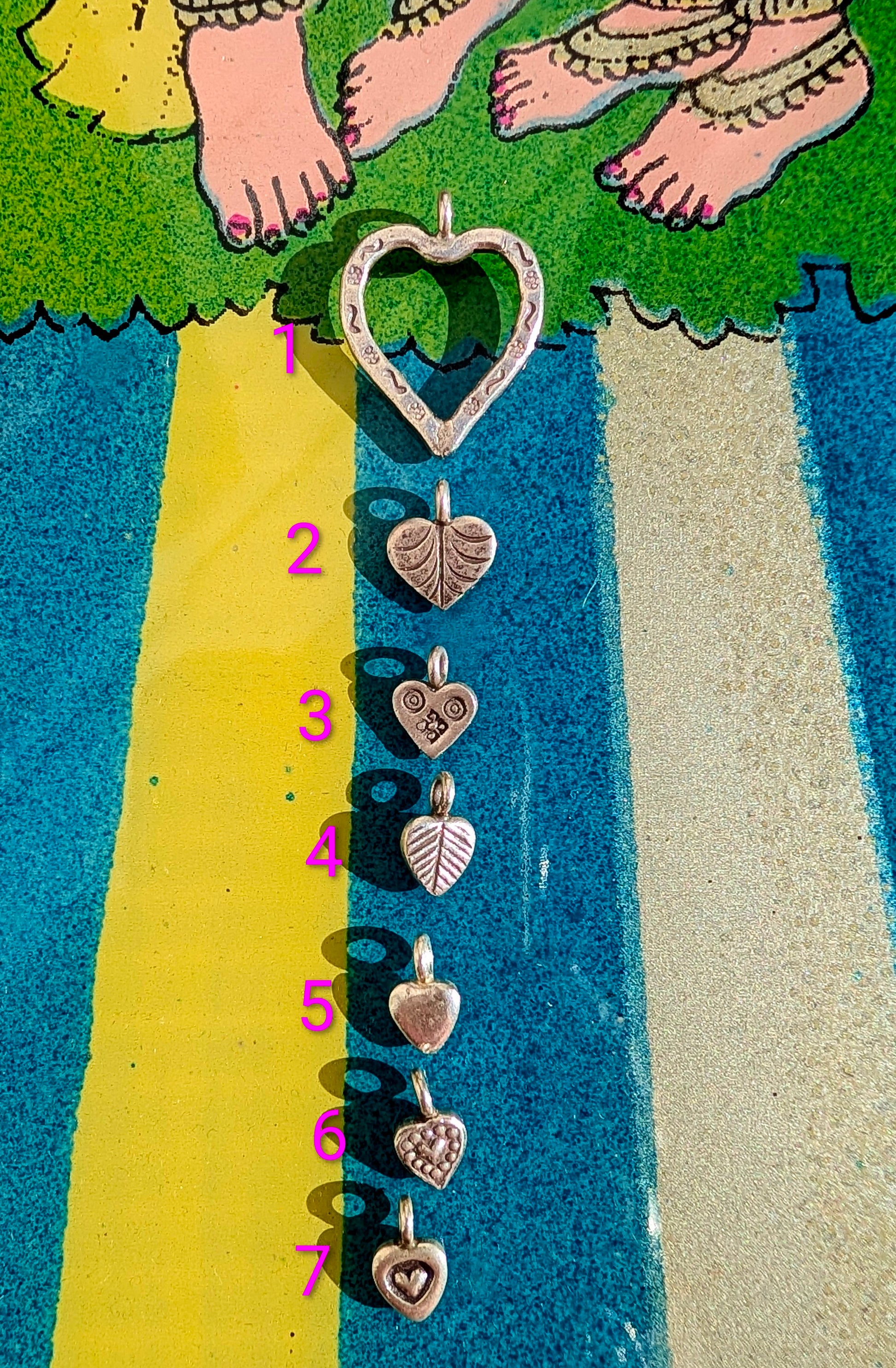 Gorgeous Karen Hill Tribe silver charms to hang from earrings or necklaces, all made by hand without machinery in the mountains of Myanmar. Their silver has a higher content of silver, at 99.5-99.9% compared with sterling silver at 92.5%.

Dimensions are length including the loop.

 

 

 