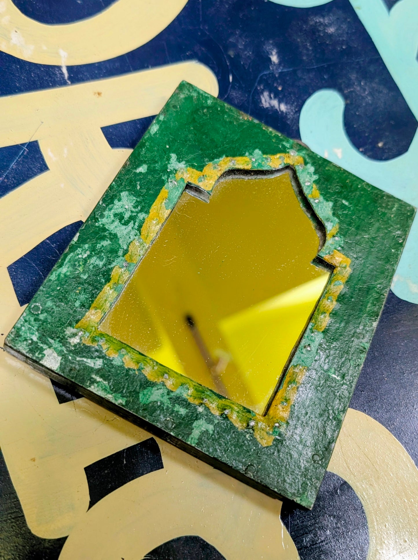 Painterly Indian mirrors