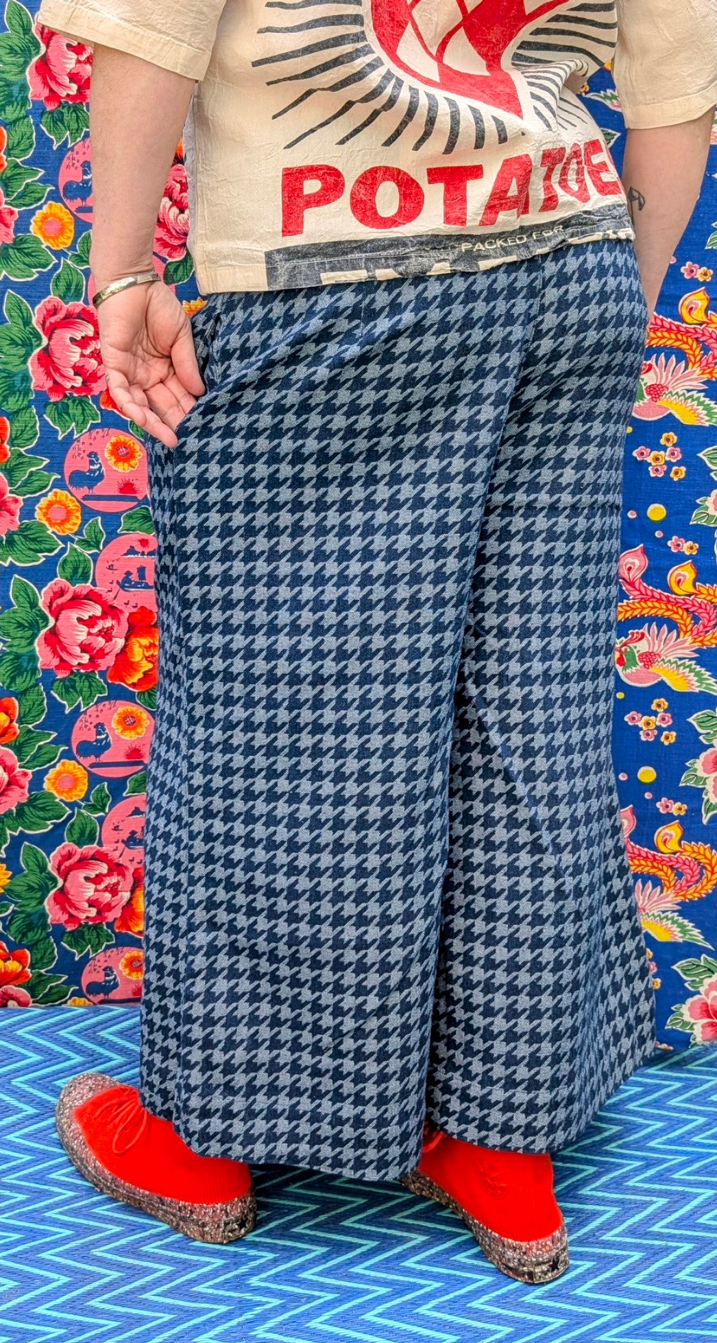 Denim culottes