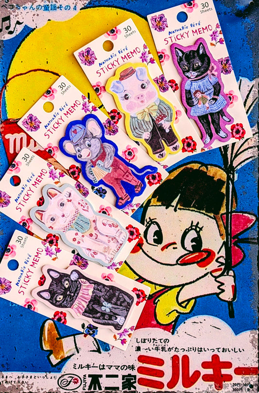 Leave a cute note or marker for your favourite people on these these super cute Nathalie Lete memories notes all the way from her glorious collaborators in Japan.

Paper. 30 sheets.

Pack size 11cm x 5cm

 

 