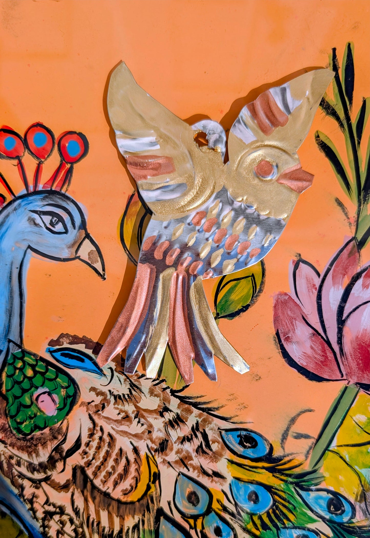 Tin bird milagros