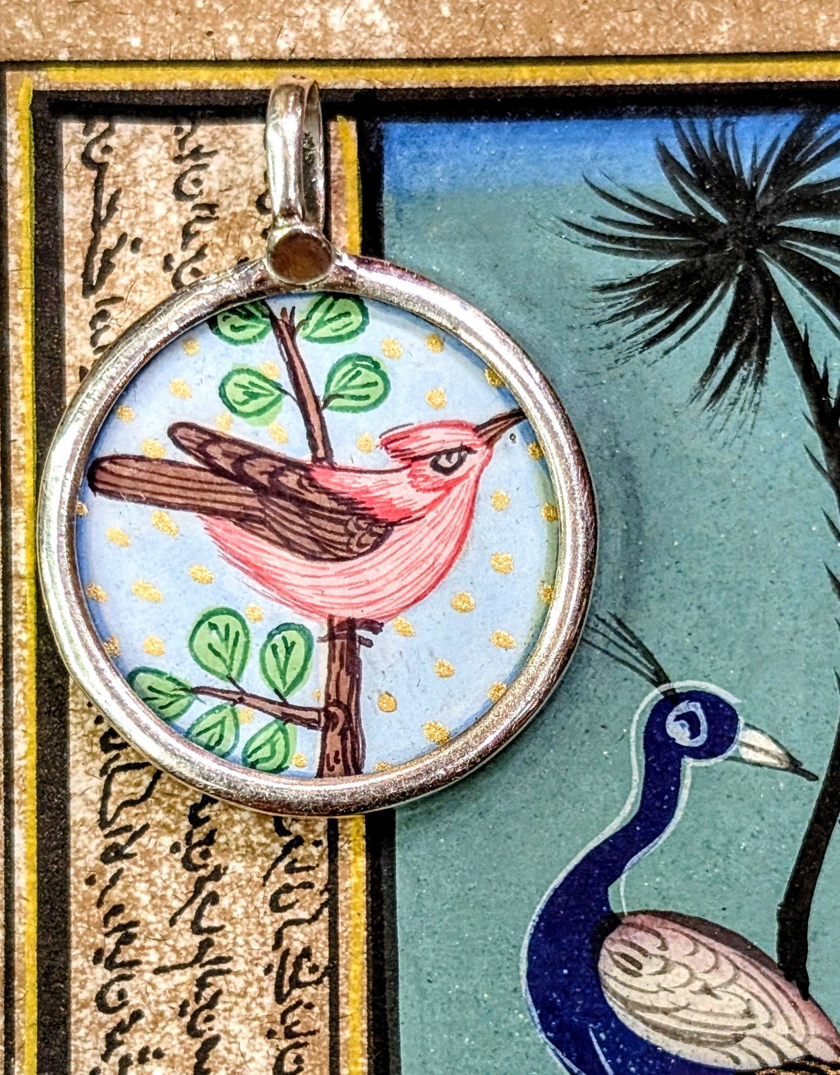 Beautiful birds miniature paintings