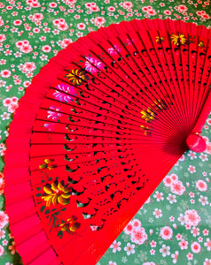 Hand painted fans