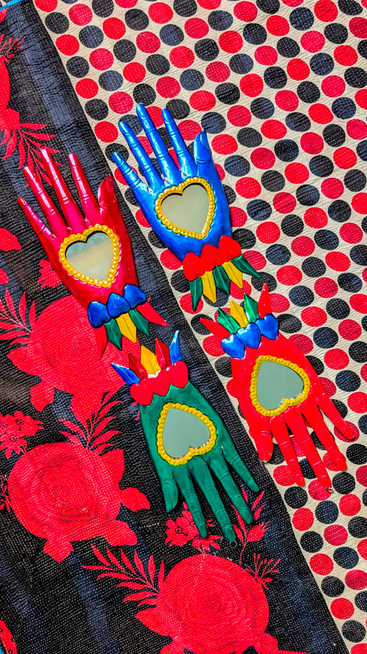 Mexican super sized hand mirrors