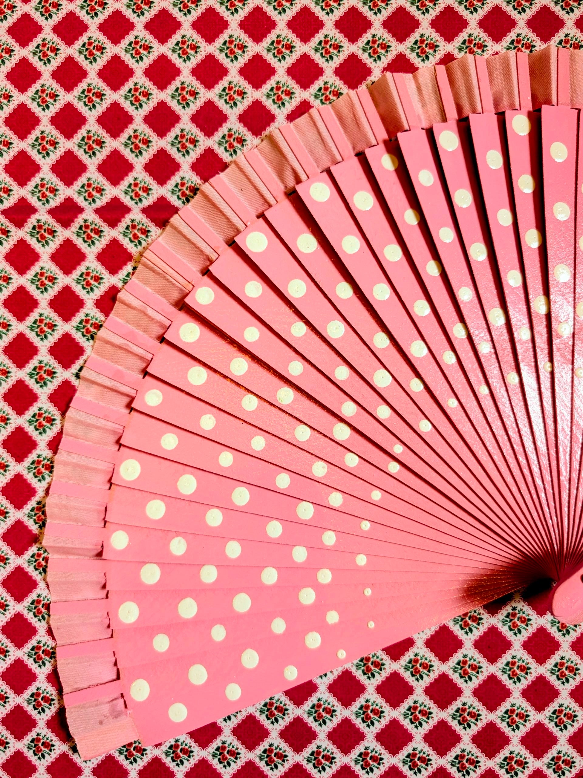 Hand painted spot fans