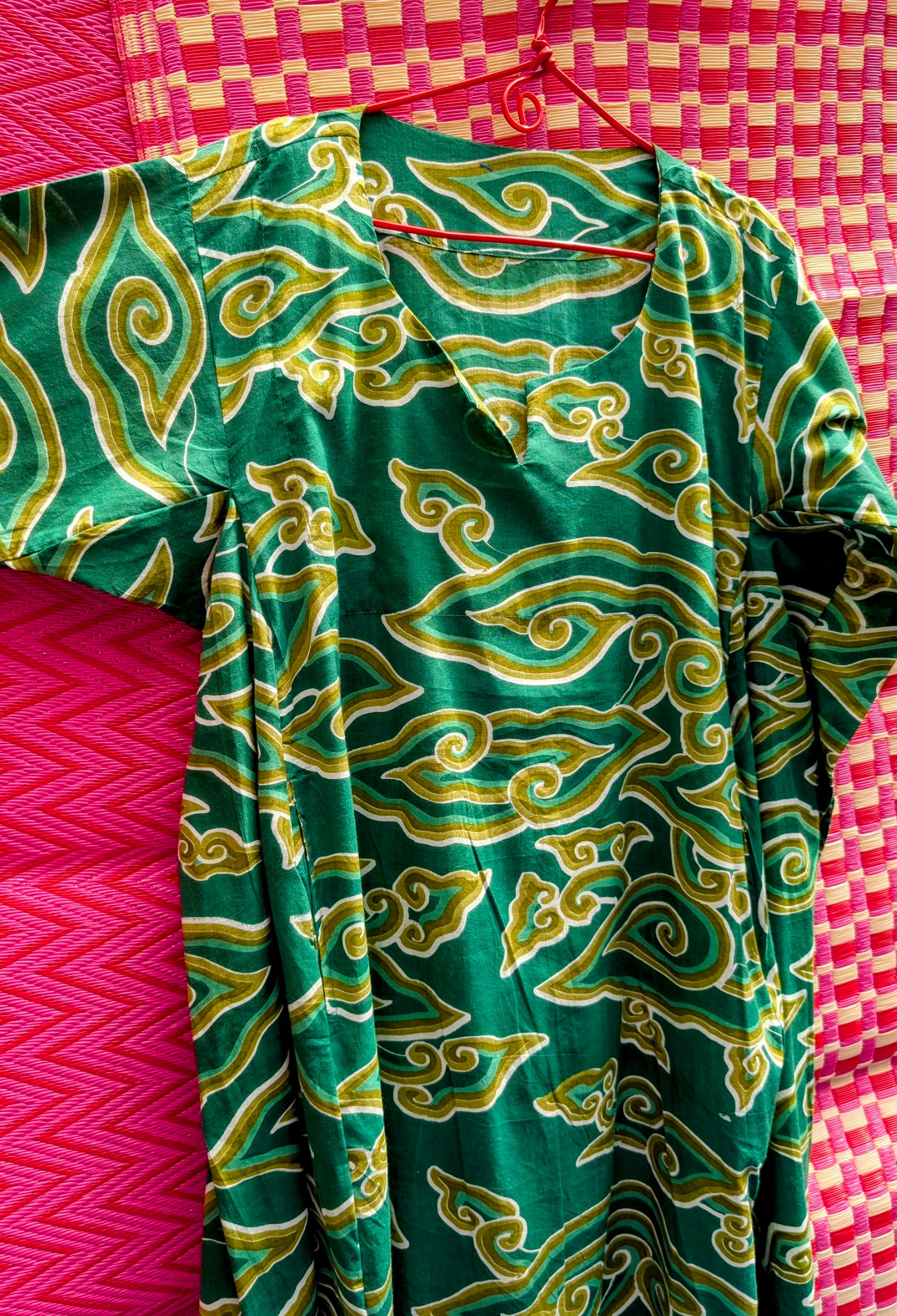 Cloud print kaftan