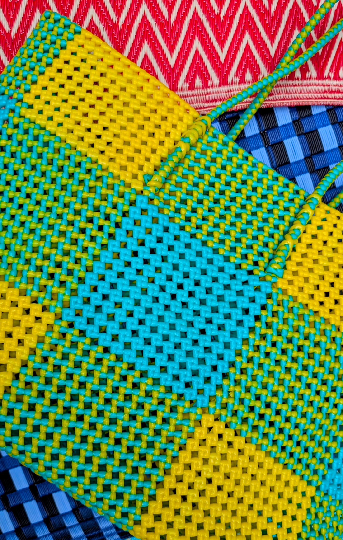 Scoubidou South India shopping basket