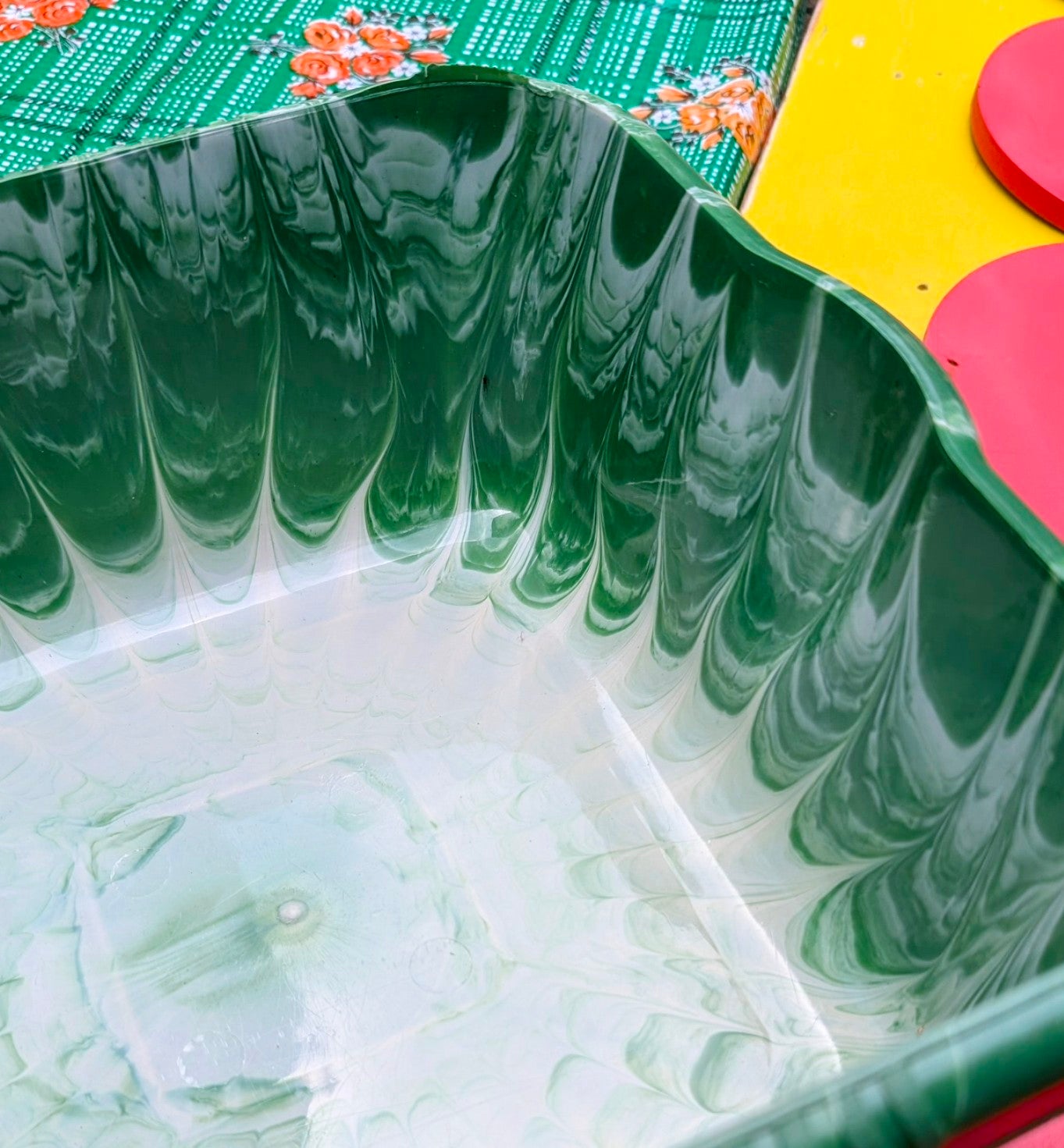 African recycled washing up bowl small