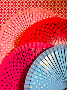 Hand painted spot fans