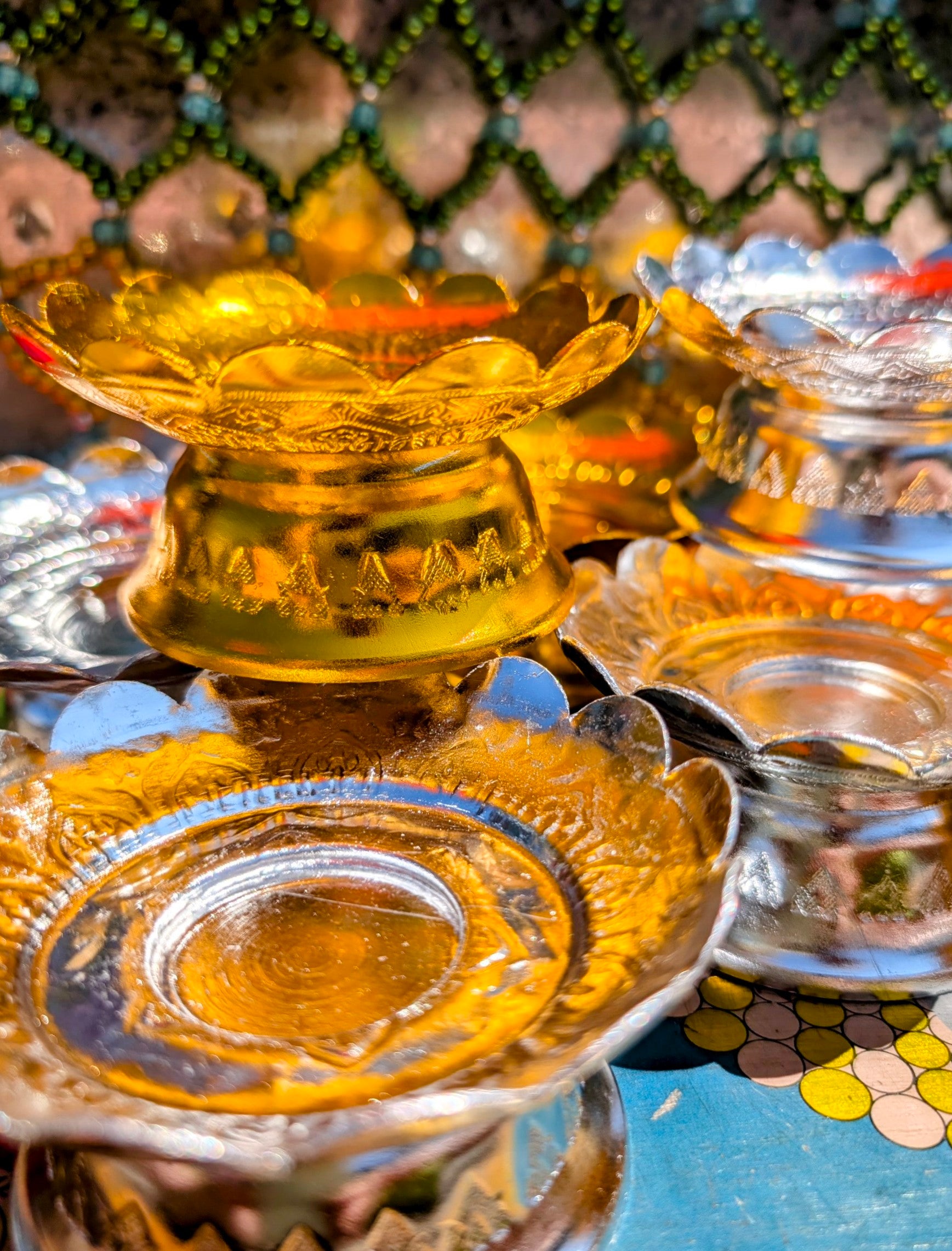 Devotional Thai offering bowls