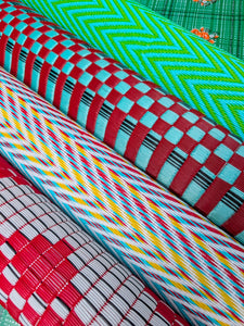 Senegalese recycled plastic mat - LARGE
