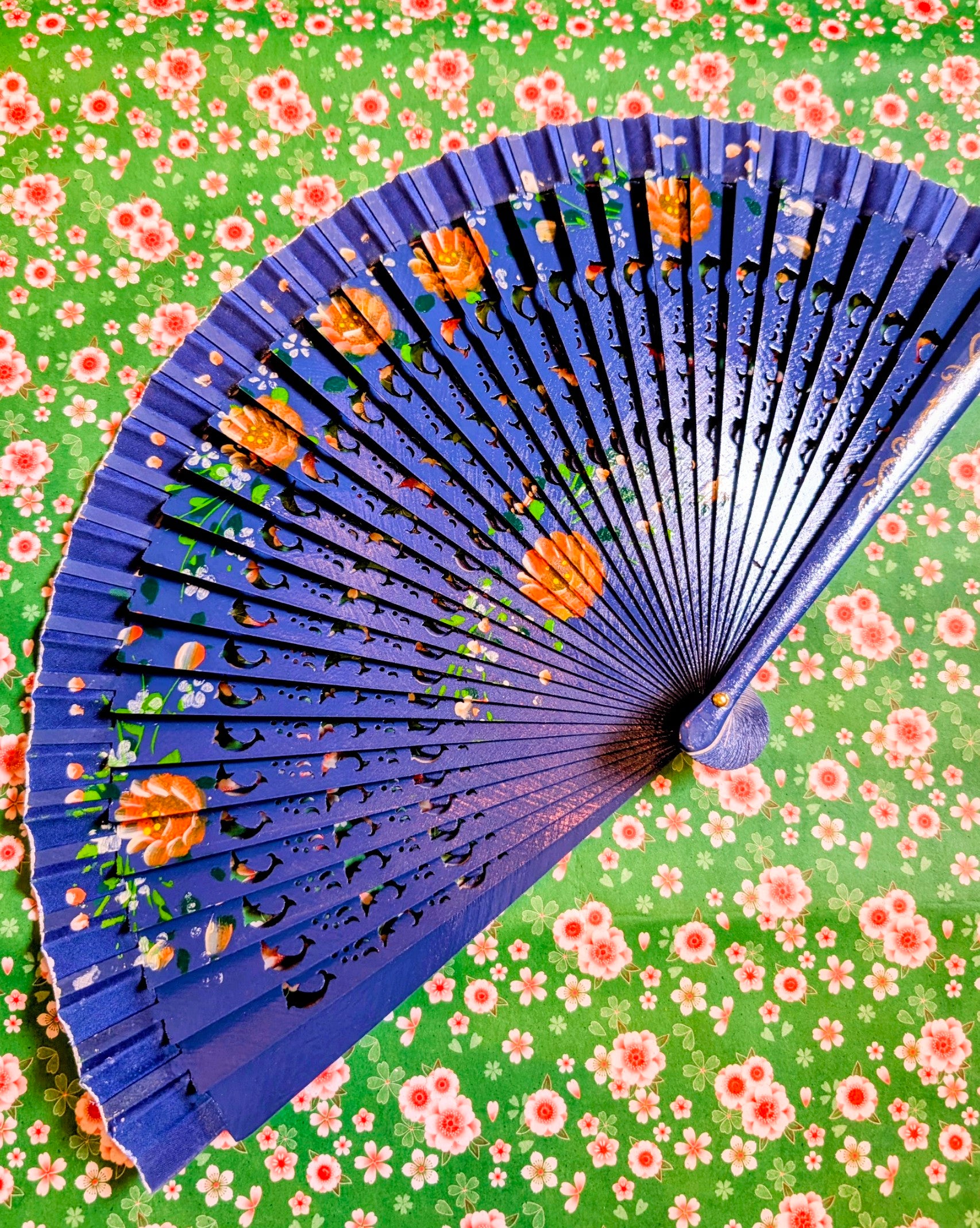 Hand painted fans