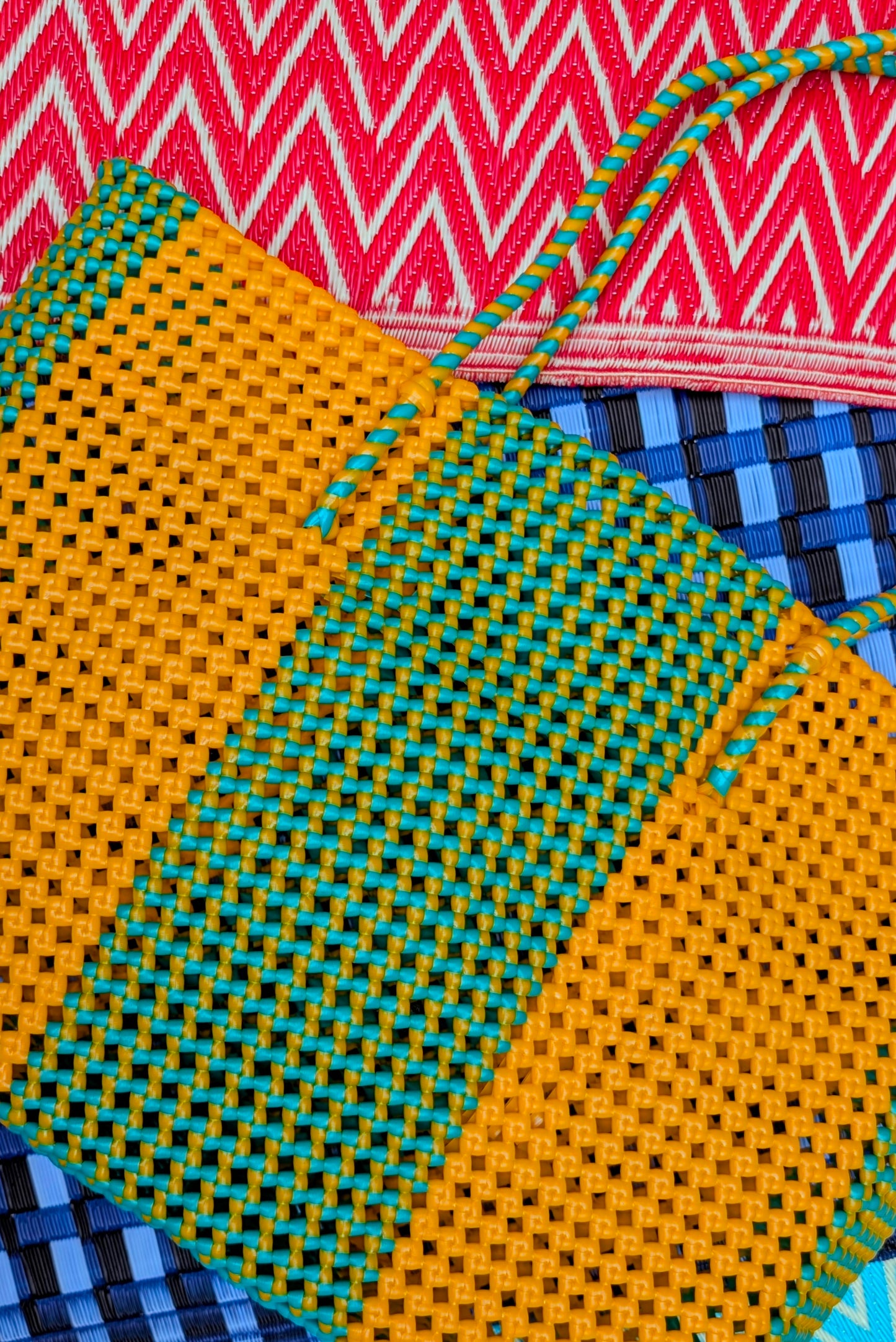 Scoubidou South India shopping basket