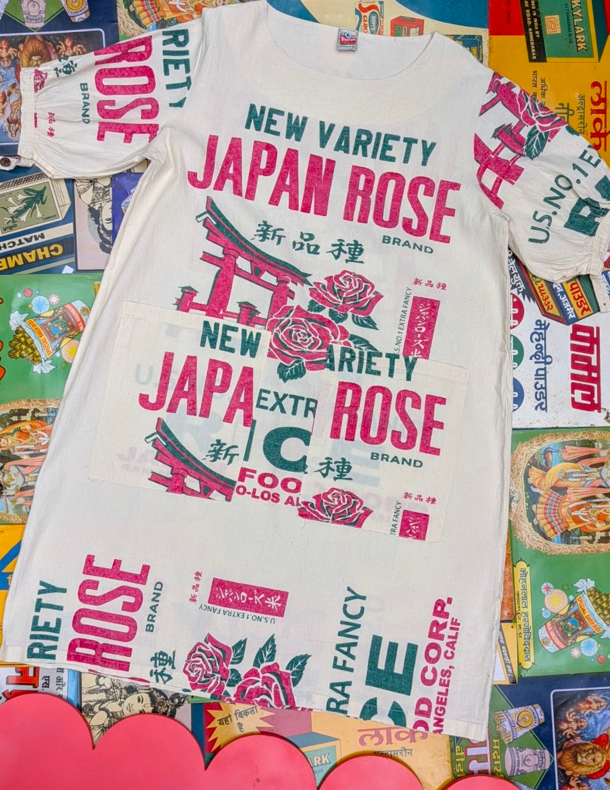 Punchy packaging dress