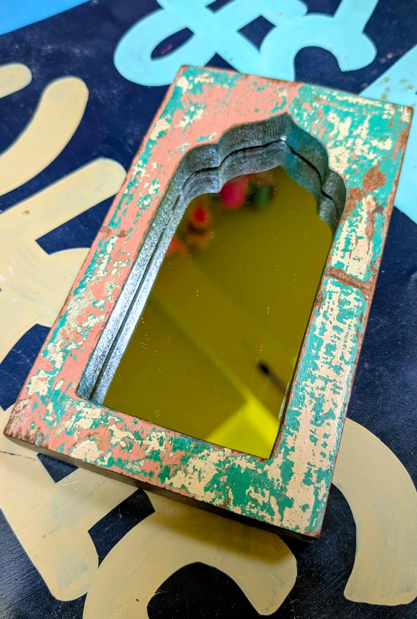 Painterly Indian mirrors