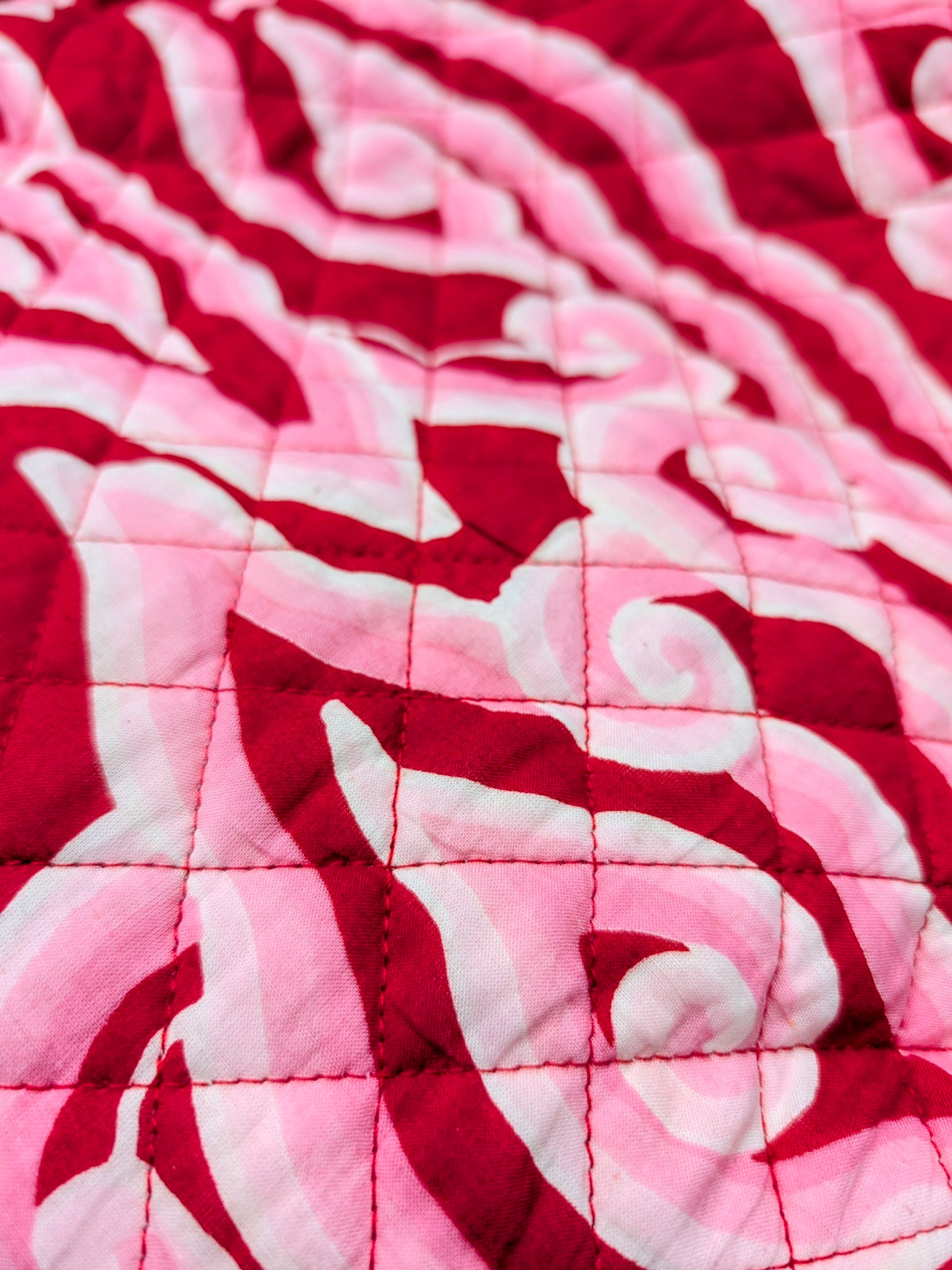 Cloud print quilted jacket