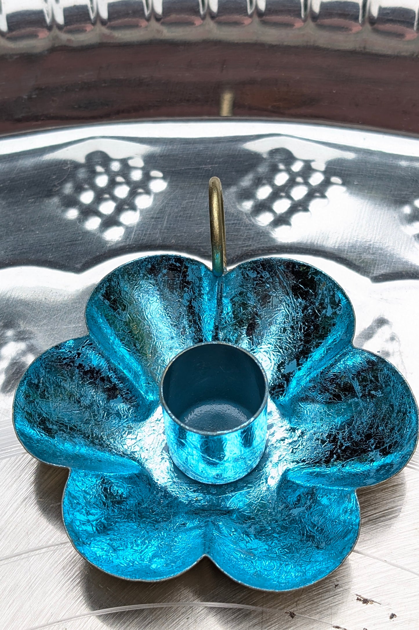 Foiled and fancy candle holders