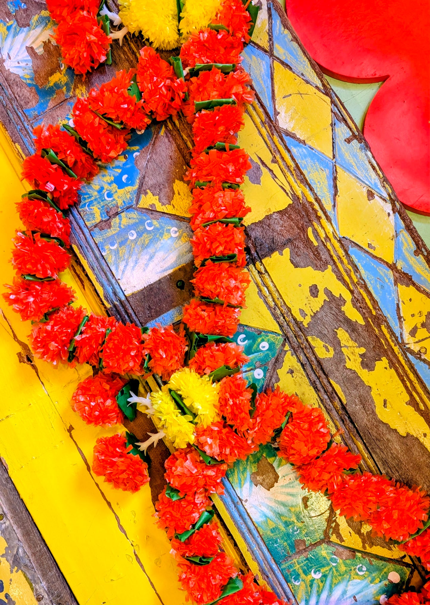 Pompom doorway garlands