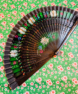 Hand painted fans