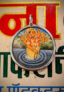 Ganesha miniature pendants