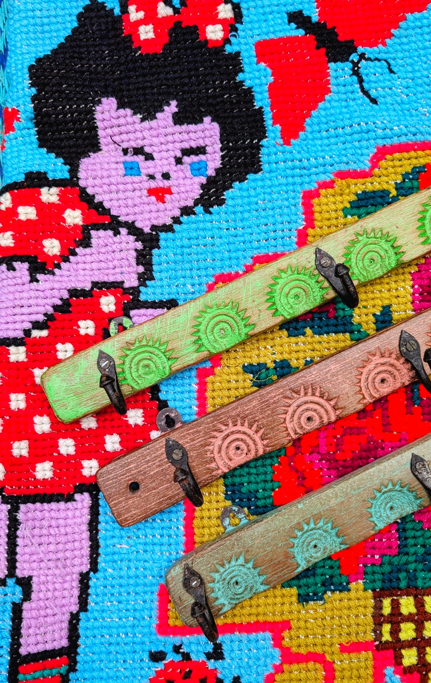 Vintage recycled hooks