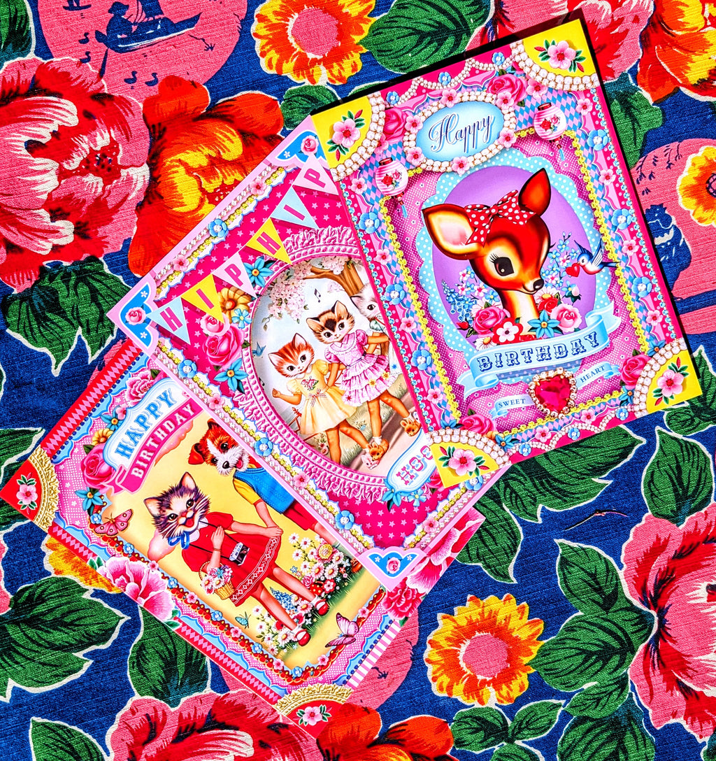 Oh my Lord, how cute are these!?!?

We think these will end up being framed by whoever is lucky enough to receive them!!

Set of 4 greetings cards, a selection of our fave cards to send a bit of joy designed by local artist Fiona Hewitt.

Set of 4 cards

17cm x 12cm 
Dumpling Dynasty
