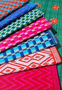 Senegalese recycled plastic mat - SMALL