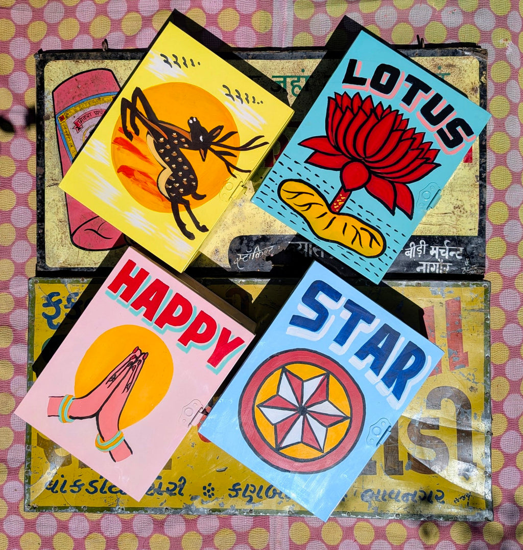 Indian truck art cupboards