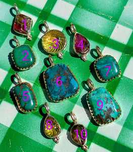 Luscious pendants in silver