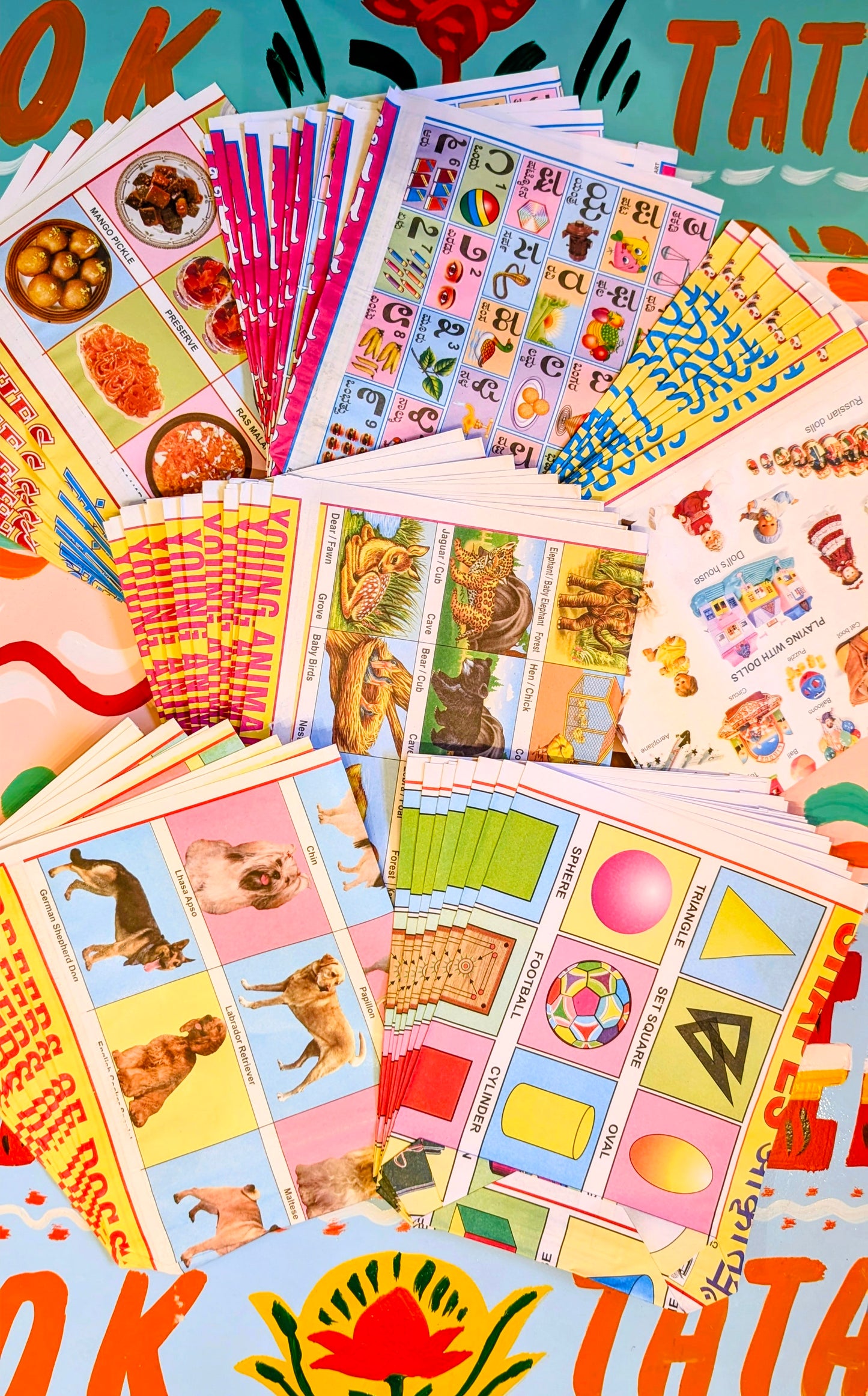 Indian poster party bags