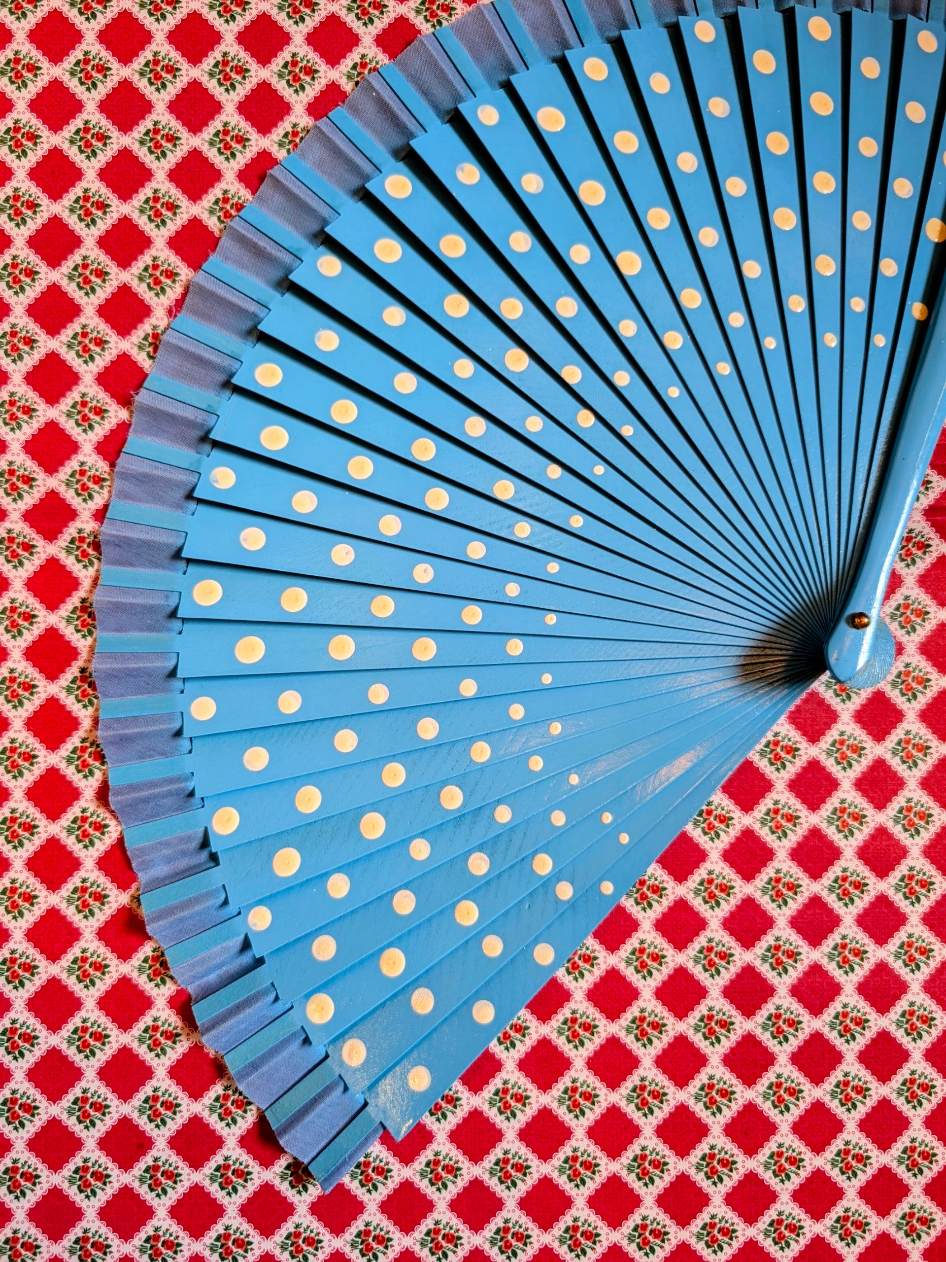 Hand painted spot fans