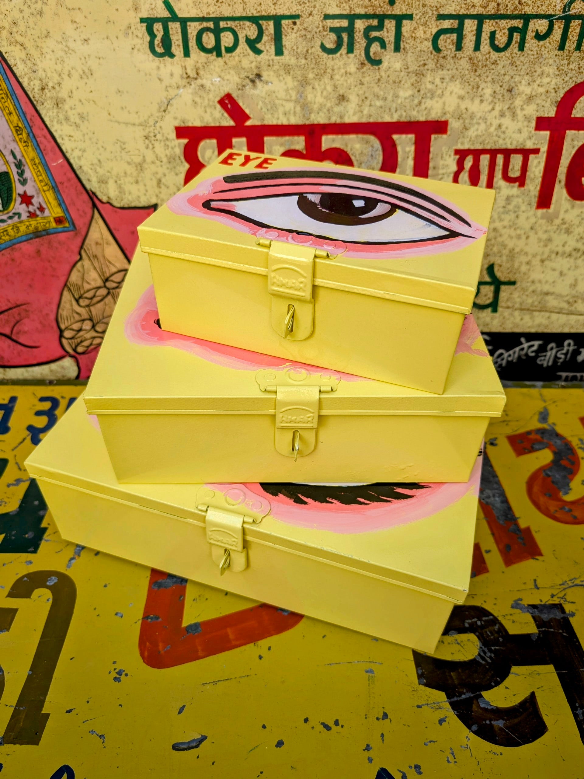 Indian truck art jewellery/sewing boxes