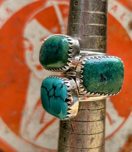 These gorgeous old, antique beads from Tibet and Nepal are the most beautiful shapes, flat and rectangular, they would have been sewn onto headdresses for rituals and festivals. We have taken them to India to be set in silver rings as they deserve to be admired all day long!!

All are unique, sizes vary, stone size approx 17 x 14 mm

 

 