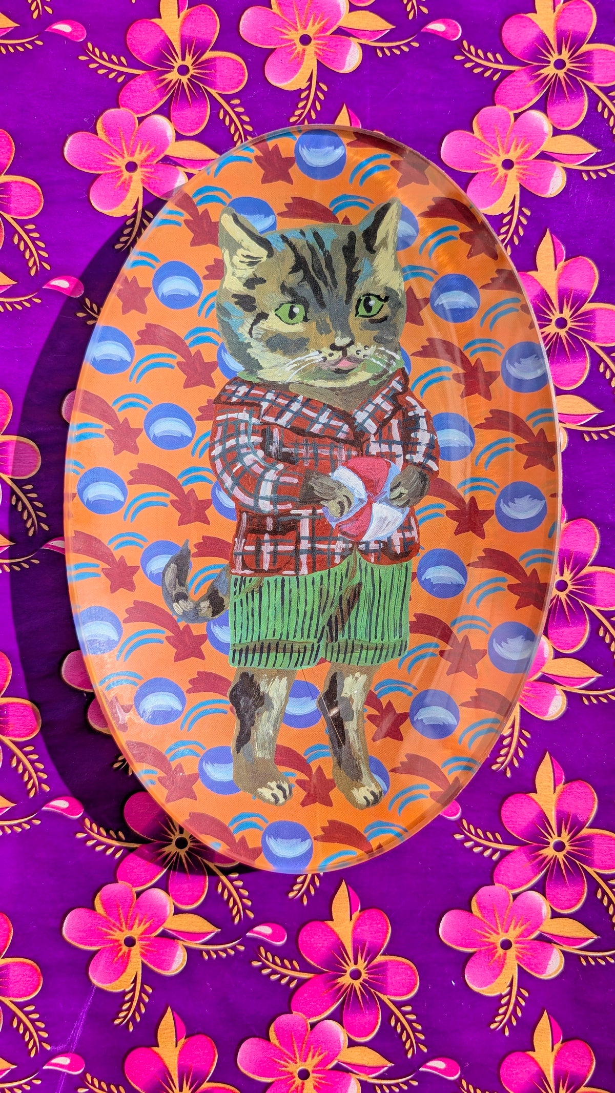 Oval trinket dish