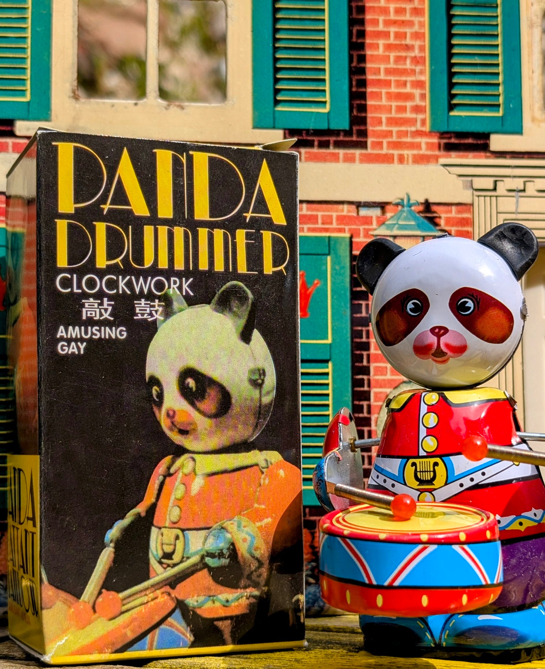 Drumming Panda - amusing gay brand