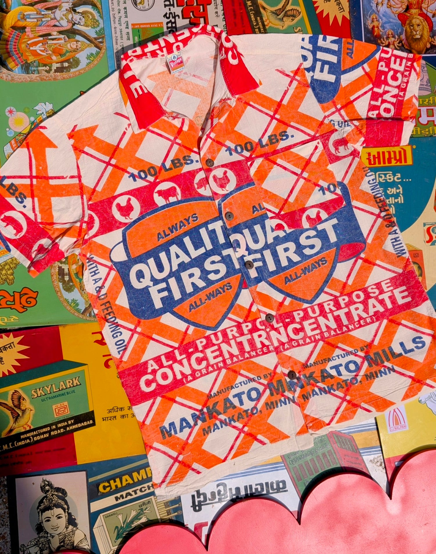 Punchy packaging shirts