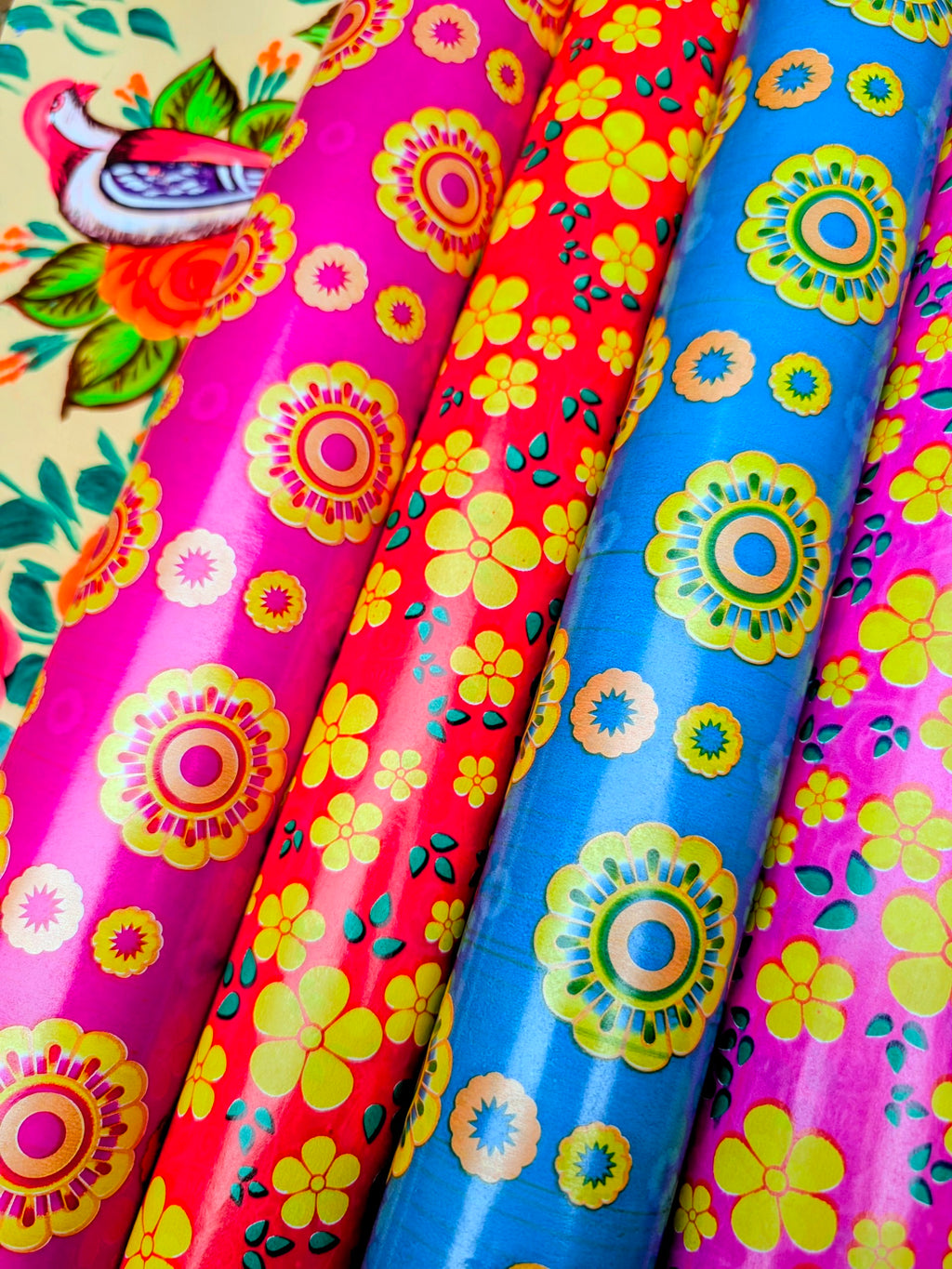 Indian wrap - 70s floral