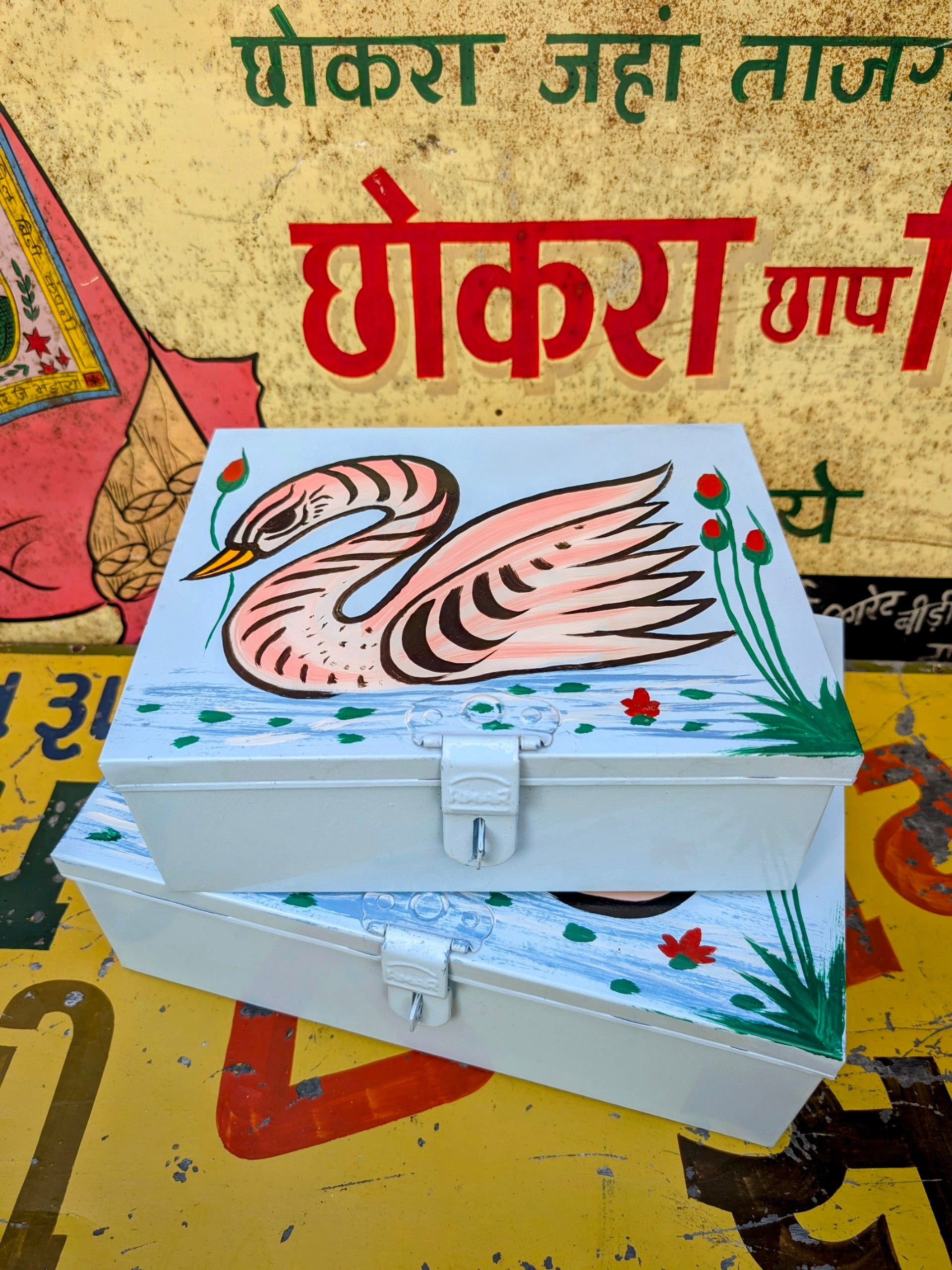 Indian truck art jewellery/sewing boxes