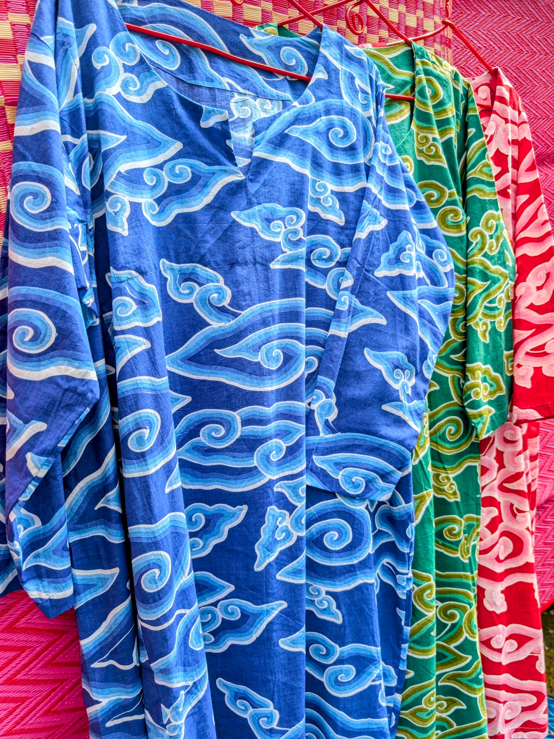 Cloud print kaftan