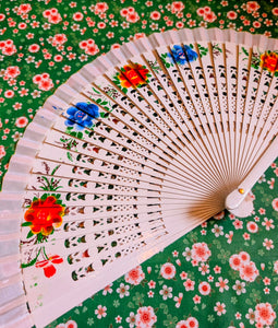 Hand painted fans